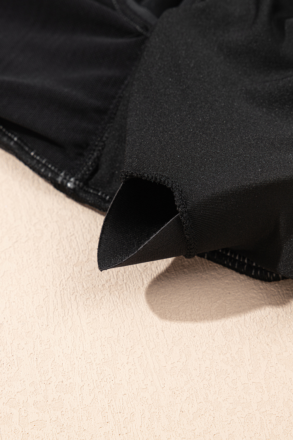 Black Ric Rac Trim Contrasted Patchwork Cutout One Piece Swimsuit - Image 24