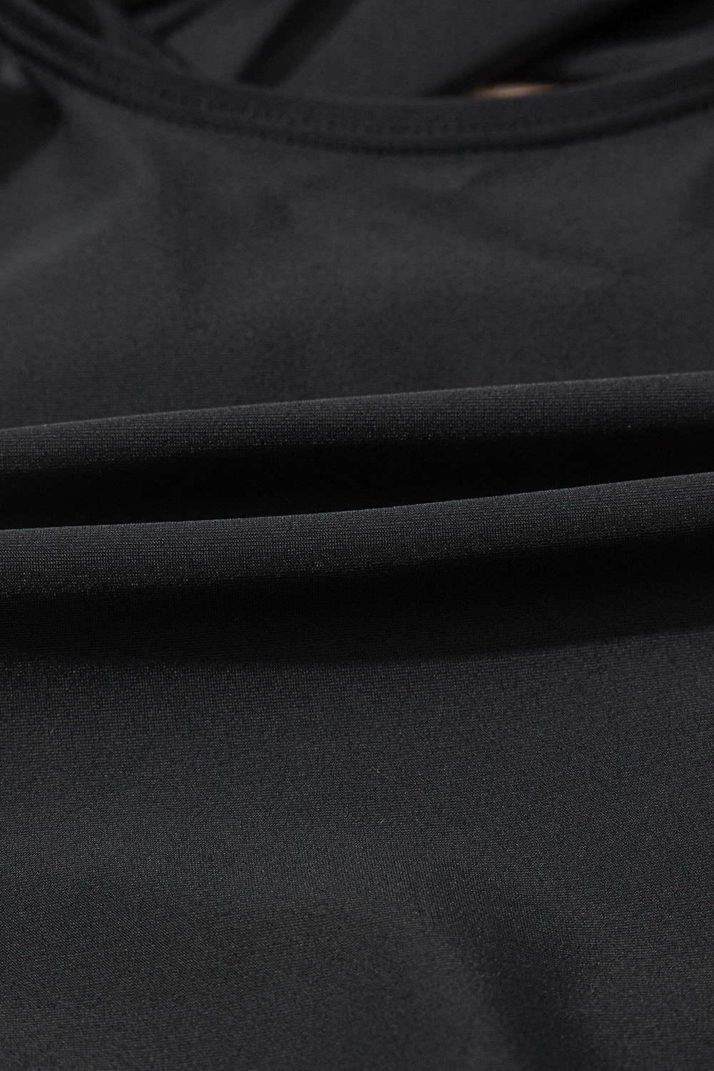 Black Ric Rac Trim Contrasted Patchwork Cutout One Piece Swimsuit - Image 26